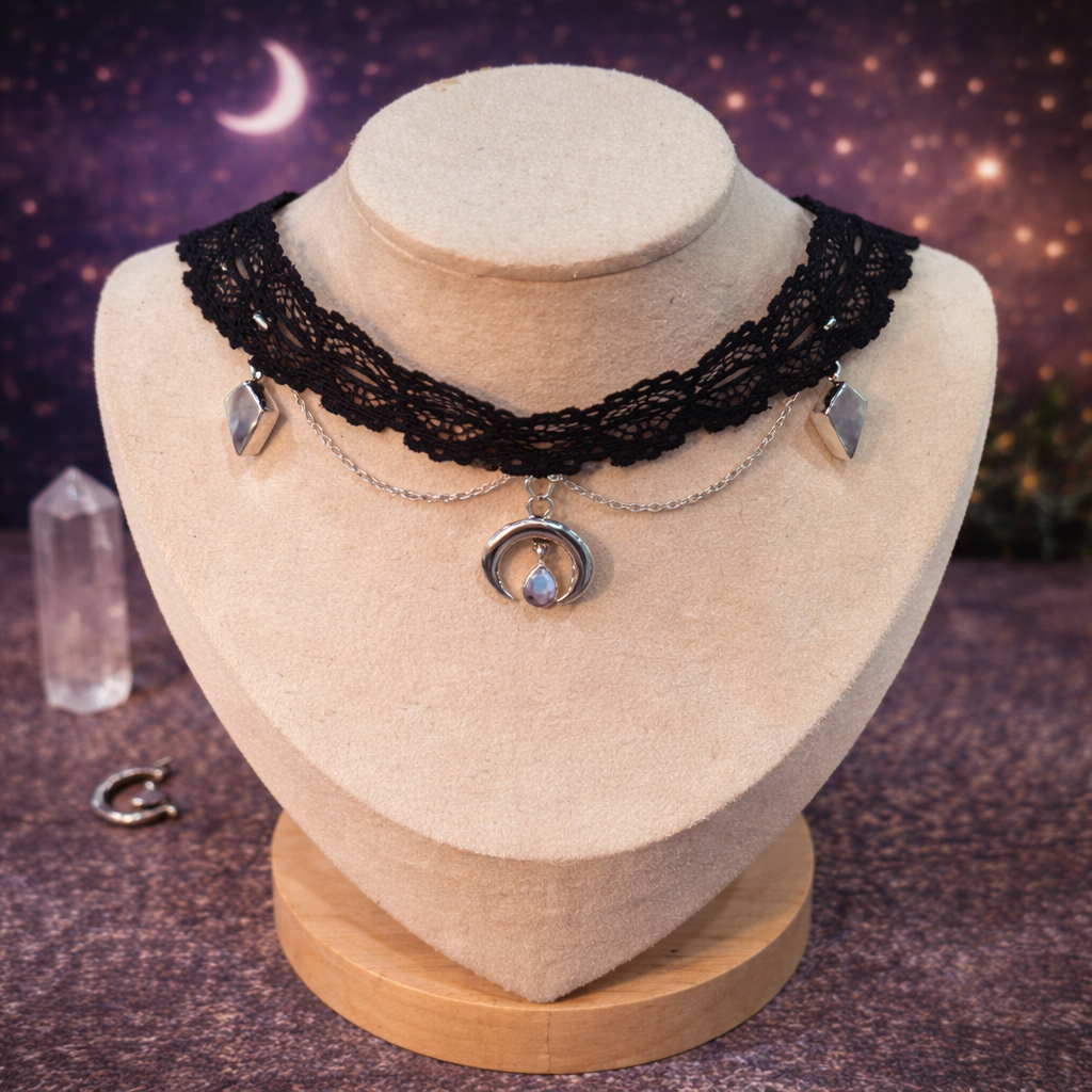 Collier ras du cou - Moonbloom by Light