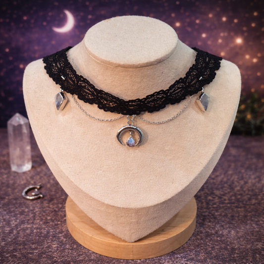 Collier ras du cou - Moonbloom by Light