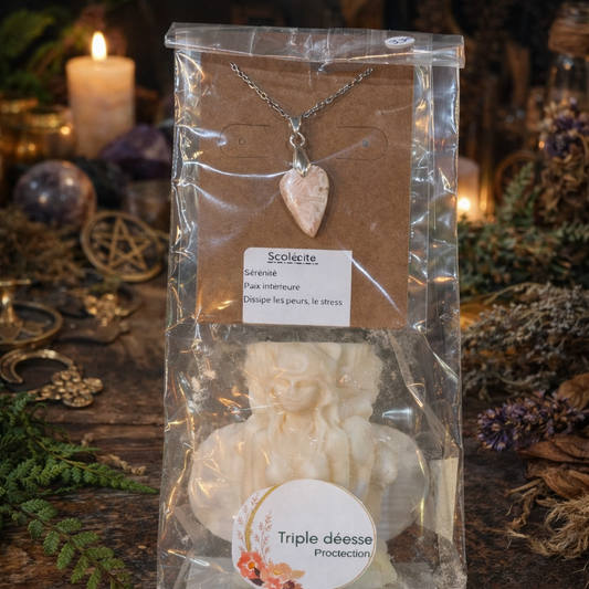 Bougie + collier rituel - Moonbloom by Light