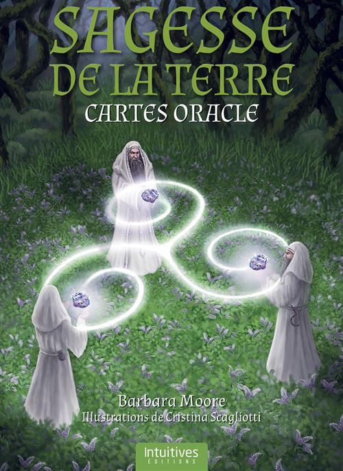 Cartes Oracle Sagesse de la Terre - Coffret, illustration des cartes mystiques proposant une connexion avec la nature et la sagesse ancestrale.
