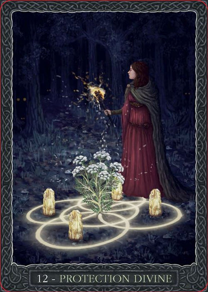 Coffret du Cartes Oracle Sagesse de la Terre, un ensemble de cartes évoquant la connexion entre l'homme et les éléments naturels.