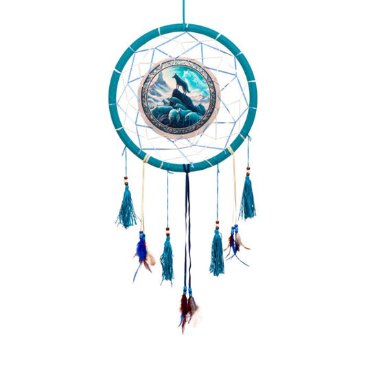 Attrape-rêves Esprit du Loup 33cm