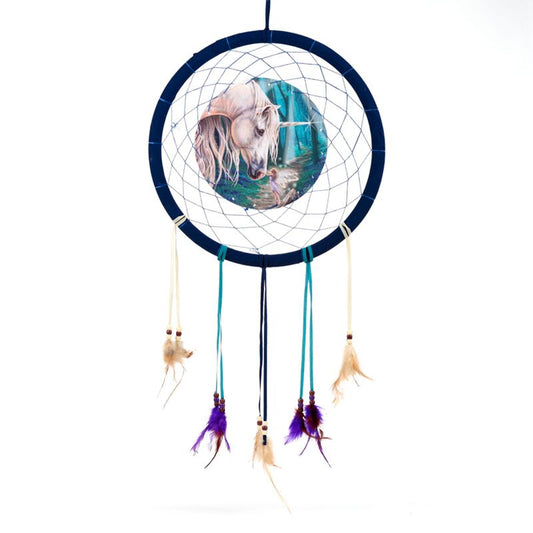 Attrape-rêves Lisa Parker Fée et Licorne 33cm