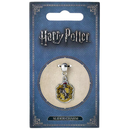 Collection de Bijoux Harry Potter - Pendentif Charm Armoirie de Poufsouffle, bijou discret et raffiné compatible avec d'autres charms, idéal pour exprimer votre passion pour la magie.