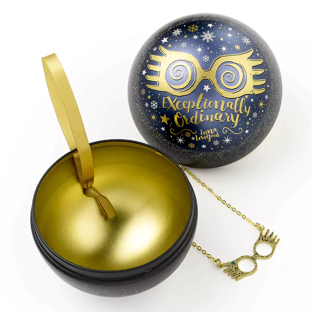 Boule de Noël Luna Lovegood - Collier - Harry Potter, un bijou exceptionnel inspiré de la magie de Luna Lovegood avec un design élégant.