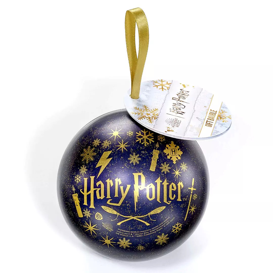 Collier assorti à la Boule de Noël Serdaigle et Collier - Harry Potter, symbole d'élégance et d'appartenance à la maison Serdaigle, idéal pour les soirées entre amis.