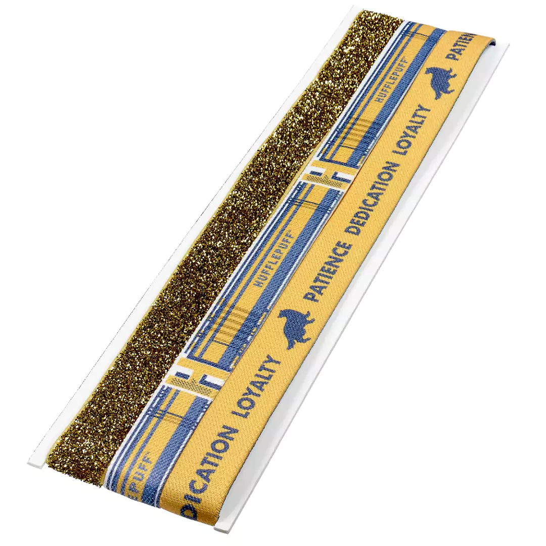 Détails du Set de bandeaux pour cheveux Poufsouffle - Harry Potter, fabriqué avec des matériaux de haute qualité pour un style magique.