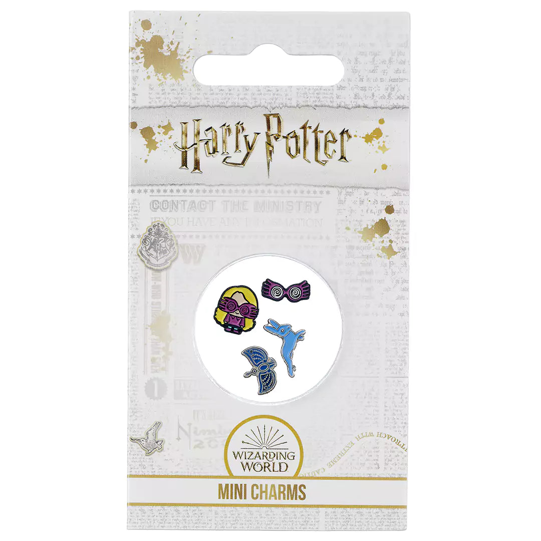 Pack de mini Charms Luna - Harry Potter, collection enchanteuse pour les fans de l'univers magique, parfaits pour personnaliser vos bijoux avec style.