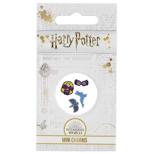 Pack de mini Charms Luna - Harry Potter, collection enchanteuse pour les fans de l'univers magique, parfaits pour personnaliser vos bijoux avec style.