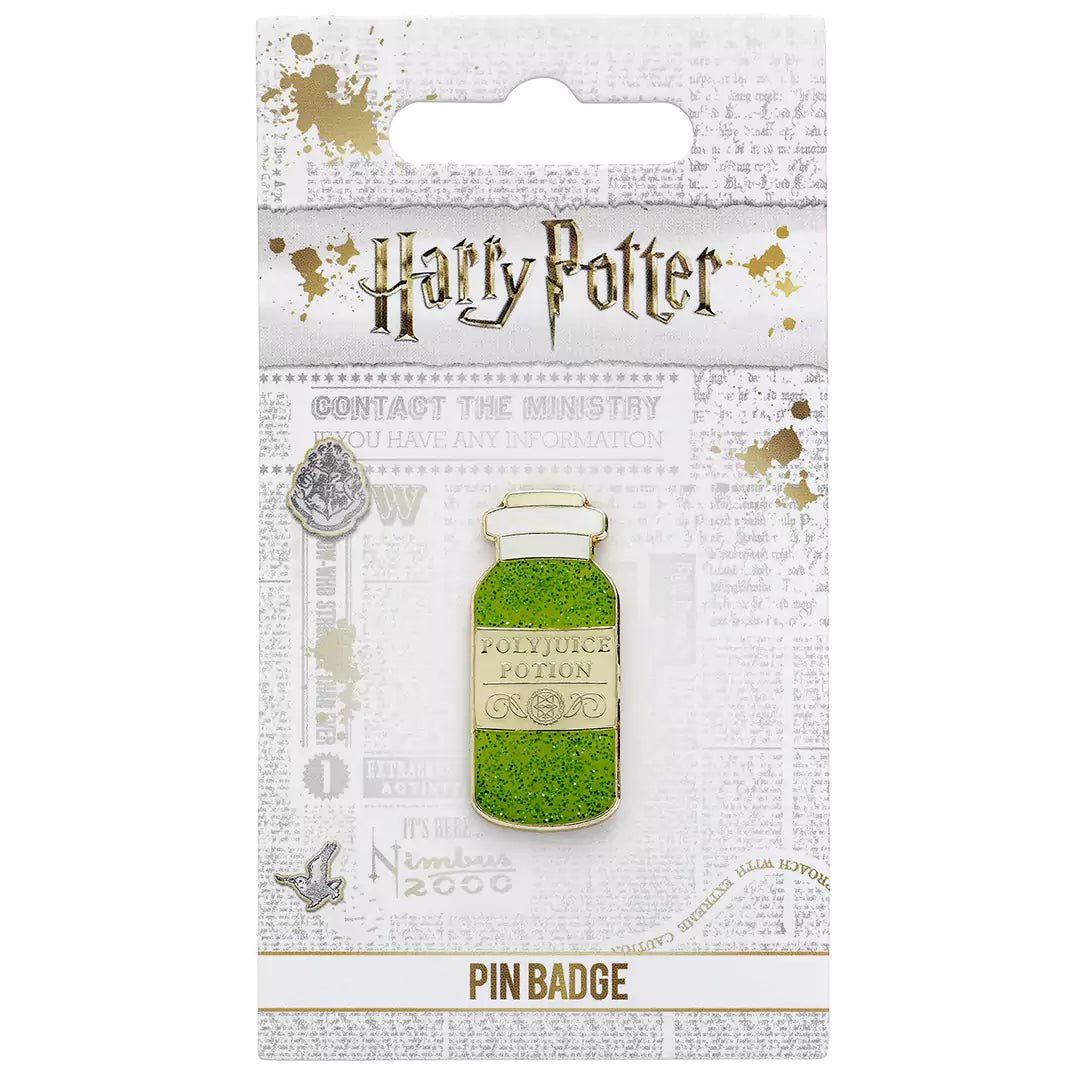 Vue d'ensemble du Badge pin Potion Polynectar - Harry Potter, ornée de détails inspirés de l'univers des sorciers, idéale pour chaque amateur de magie.