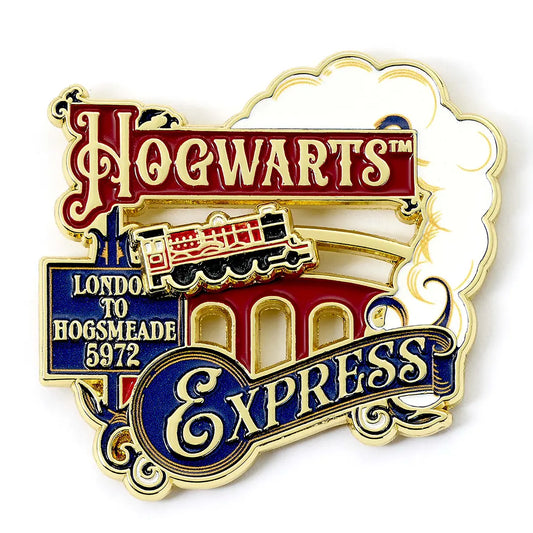 Pin’s Poudlard Express en alliage de zinc, un accessoire irrésistible pour les fans de Harry Potter, apportant une touche magique à votre style.