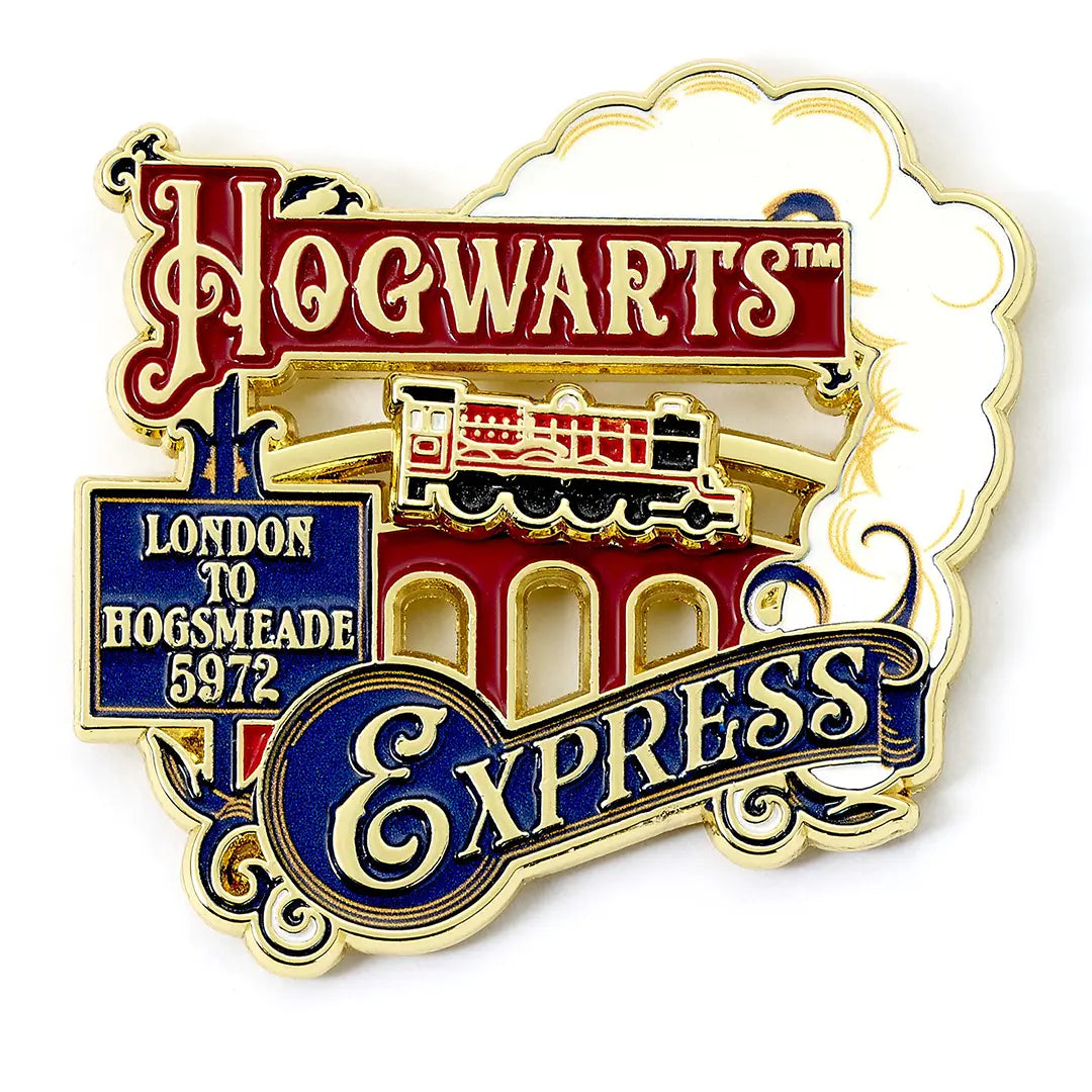 Le Pin’s Poudlard Express, un bijou emblématique des fans de la saga Harry Potter, parfait pour assortir avec d'autres articles thématiques.