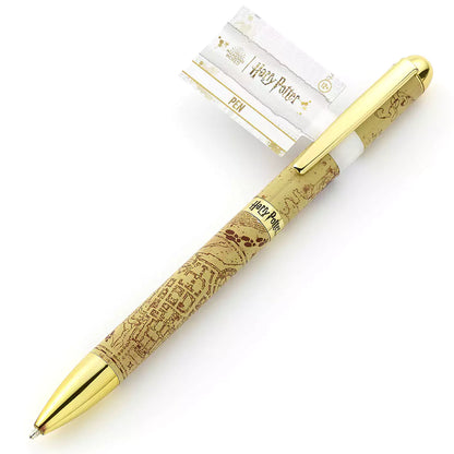 Détail du Stylo Carte du Maraudeur Harry Potter montrant son élégance et sa fonctionnalité pour capturer vos pensées secrètes.