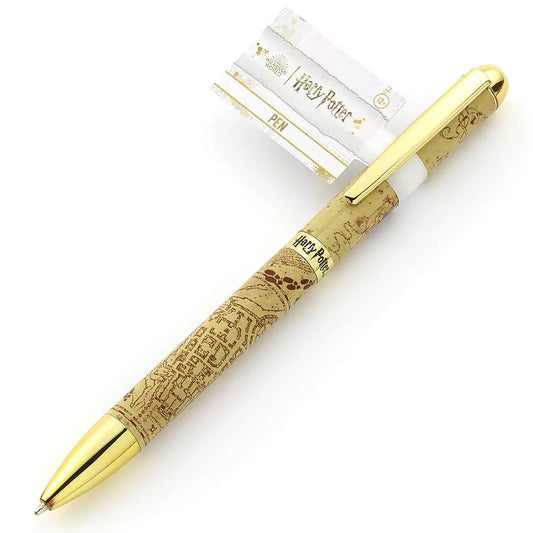 Détail du Stylo Carte du Maraudeur Harry Potter montrant son élégance et sa fonctionnalité pour capturer vos pensées secrètes.