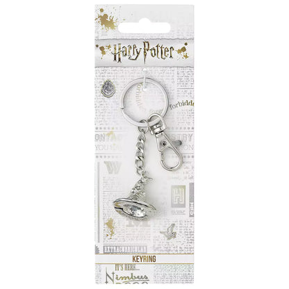 Porte-clés Choixpeau 3D - Harry Potter, accessoire unique au design 3D captivant.