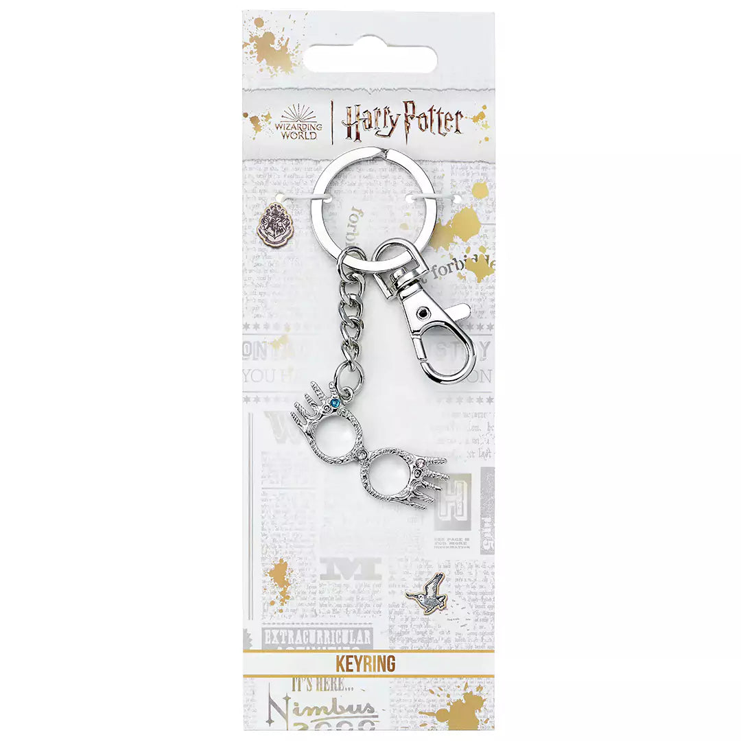 Porte-clés Lunettes de Luna - Harry Potter, design unique et coloré évoquant l'esprit libre de Luna Lovegood, un must-have pour tous les aficionnados d'Harry Potter.
