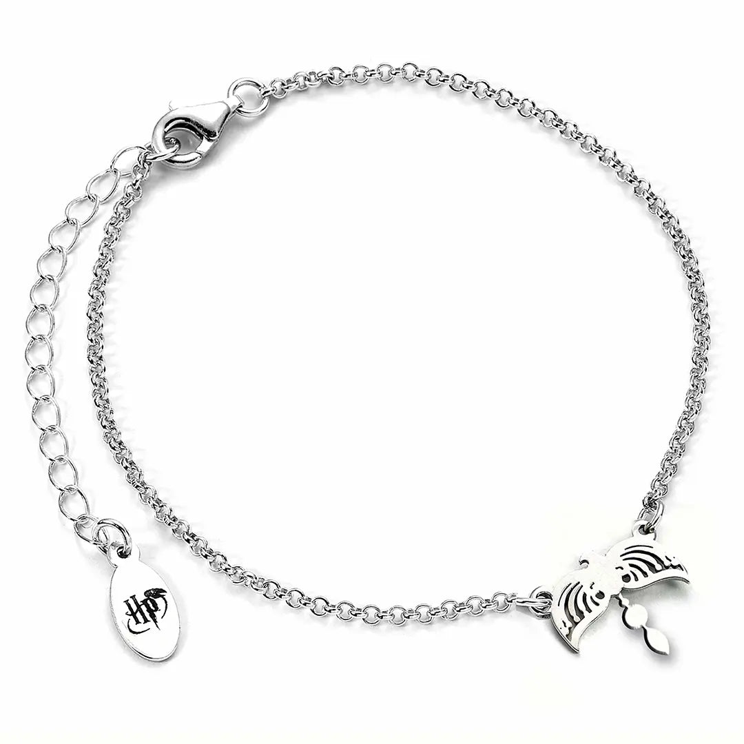 Bracelet Charm Diadème de Serdaigle en Argent 925 - Un bijou captivant inspiré de Harry Potter, symbolisant l'intelligence et la sagesse de la maison Serdaigle.