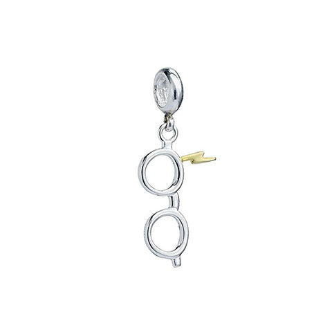 Pendentif Charm îéclair et lunettes- Argent 925ème - Harry Potter