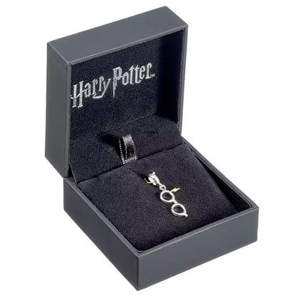 Détails du Pendentif Charm Éclair et Lunettes en Argent 925ème - Harry Potter, un bijou emblématique inspiré de Poudlard.