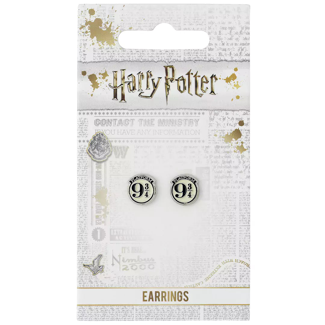 Boucles d'oreilles Plateforme 9 3/4 - Harry Potter, un accessoire élégant et léger inspiré du quai emblématique à Poudlard.