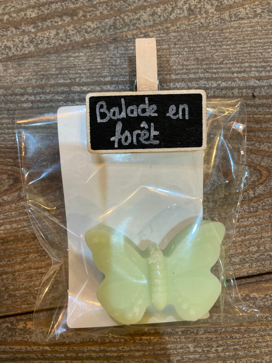 Fondants parfumés de L'Atelier de Carou, cire de soja naturelle, diffusion d'arômes élégants.