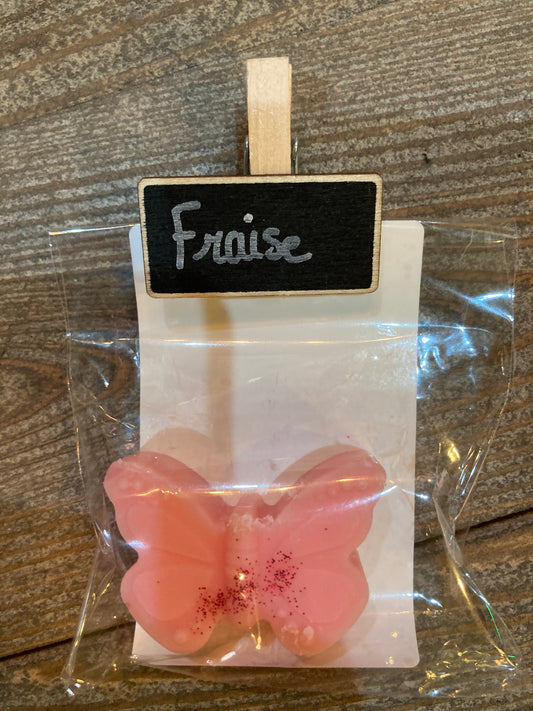 Fondants parfumés de L'Atelier de Carou, élégantes cires parfumées en 14 senteurs captivantes, idéales pour brûleurs électriques ou traditionnels.