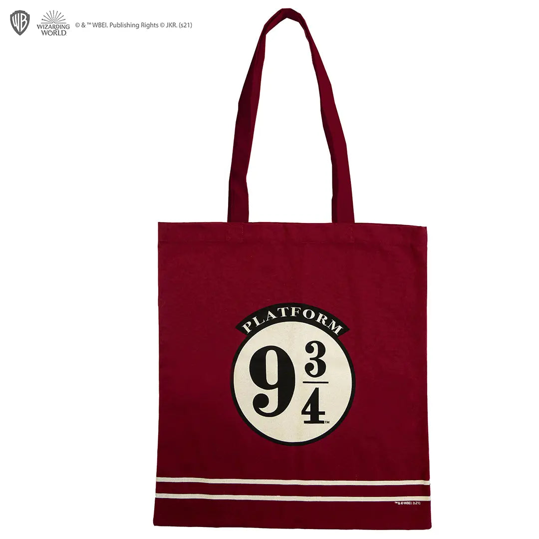 Tote Bag - Plateforme 9 3/4 - Harry Potter, un sac emblématique en 100% coton, parfait pour les fans de l'univers magique.