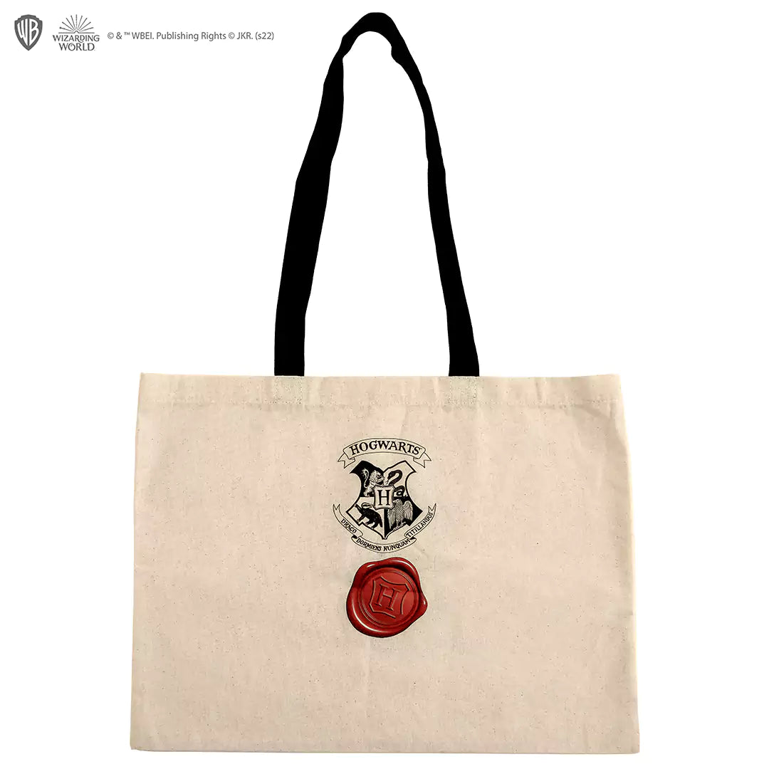 Tote Bag - Lettre d’admission à Poudlard - Harry Potter, un sac en coton élégant et robuste, parfait pour les fans de la saga magique.