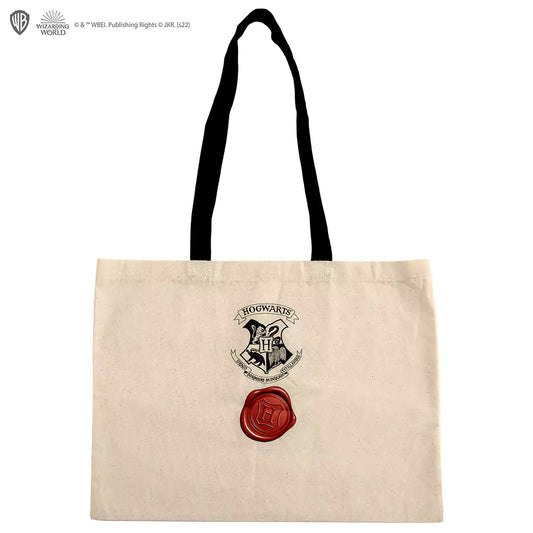 Tote Bag - Lettre d’admission à Poudlard - Harry Potter, un sac en coton élégant et robuste, parfait pour les fans de la saga magique.