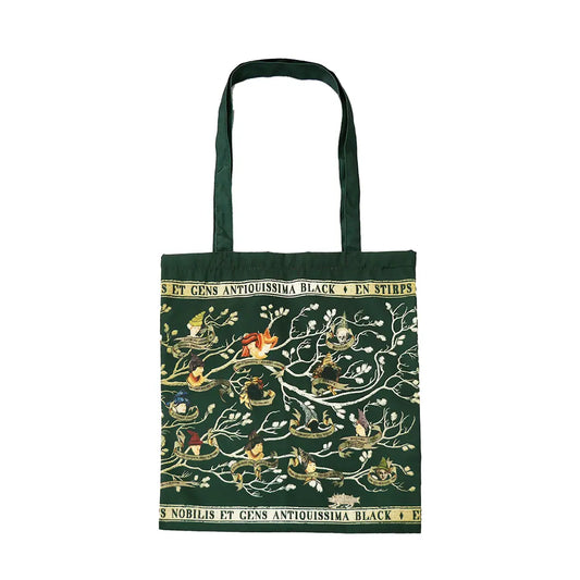 Détails du Tote Bag Famille Black - Harry Potter, un sac en polyester durable et léger, parfait pour un usage quotidien tout en affichant votre amour pour la magie.