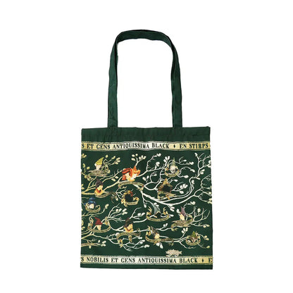 Détails du Tote Bag Famille Black - Harry Potter, un sac en polyester durable et léger, parfait pour un usage quotidien tout en affichant votre amour pour la magie.