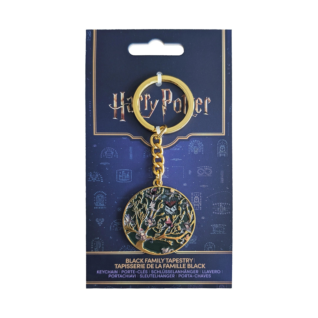 Détails du design épuré du Porte-clés La Famille Black, un accessoire chic et résistant, parfait pour tous vos looks.