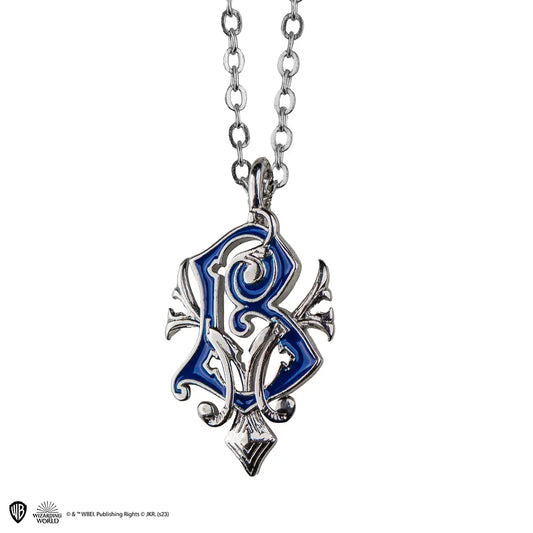 Collier Beauxbatons - Harry Potter, élégant bijou inspiré de l'univers magique, mettant en avant le pendentif en laiton sur une chaîne en fer robuste.