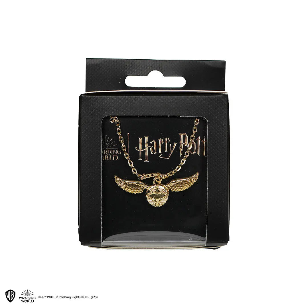 Le Collier Vif d’or de Harry Potter par Distrineo, un accessoire unique alliant élégance et esprit d'aventure.