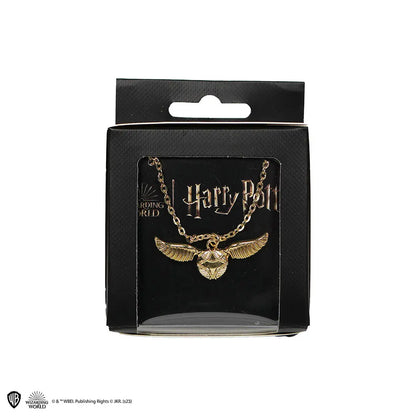 Le Collier Vif d’or de Harry Potter par Distrineo, un accessoire unique alliant élégance et esprit d'aventure.
