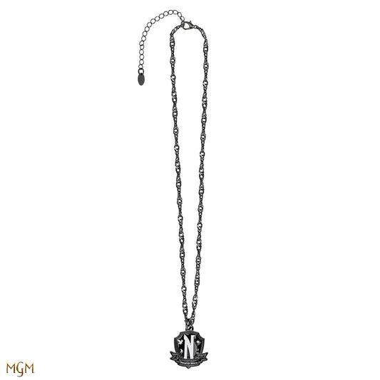 Collier Nevermore Academy - Wednesday, un bijou mystérieux inspiré par la série, parfait pour les fans de Wednesday Addams.