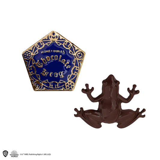 Pin’s Chocogrenouille - Harry Potter, un accessoire magique en forme de grenouille en chocolat, parfait pour les fans de la saga.