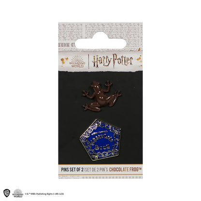 Pin’s Chocogrenouille inspiré de Harry Potter, un accessoire magique en métal à ajouter à votre collection de sorcellerie.