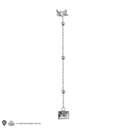 Boucle et Bague d’oreille Hedwige - Harry Potter, ensemble élégant inspiré du fidèle hibou de Harry Potter, parfait pour tous les fans de magie.