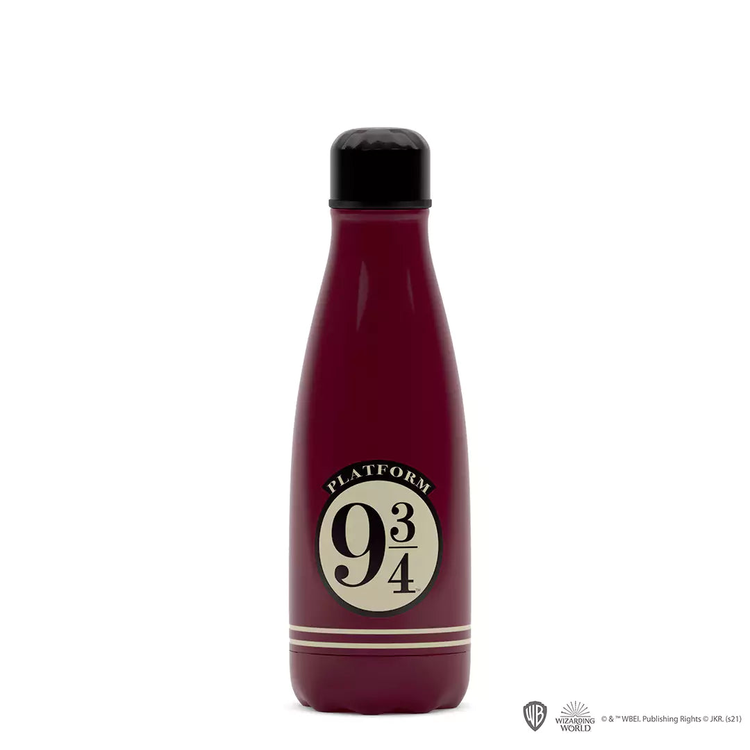 Bouteille 500ml - Voie 9 3/4 - Harry Potter en acier inoxydable, parfaite pour les fans de la saga magique, idéale pour garder vos boissons fraîches.