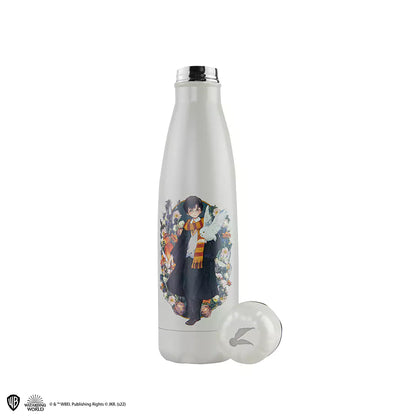 Bouteille isotherme Harry Potter 500ml, détail de l'acier inoxydable avec un style inspiré de l'univers de Harry Potter.