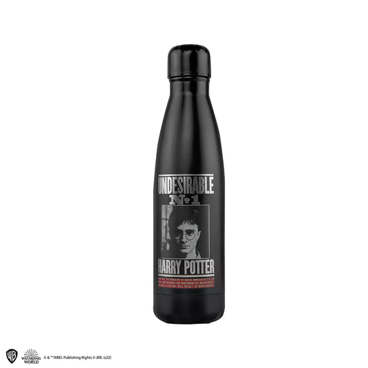 Bouteille isotherme 500ml - Harry Wanted avec le visuel de l'Undesirable n°1, idéale pour les fans de Harry Potter.