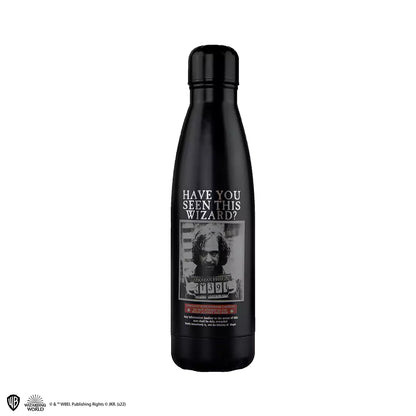 Bouteille isotherme 500ml - Sirius Wanted - Harry Potter, avec l'affiche emblématique de Sirius Black, idéale pour garder vos boissons à la température parfaite.