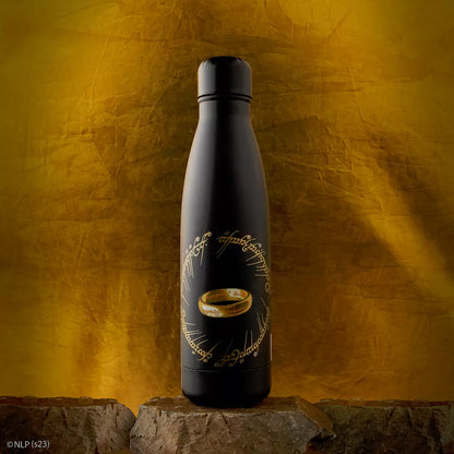 Bouteille isotherme 500ml - Anneau Unique - Le Seigneur des Anneaux, un accessoire élégant en acier inoxydable, conçu pour les fans de la célèbre saga, parfait pour garder vos boissons à la température idéale en toute occasion.