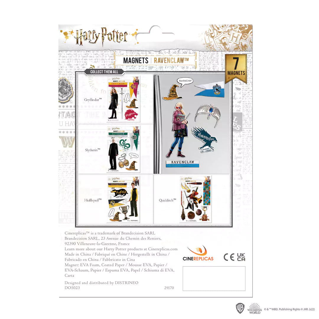 Détails des magnets en mousse Serdaigle - Harry Potter, ajoutant une touche de magie à votre frigo.