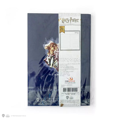 Carnet souple Serdaigle ouvert, parfait pour les étudiants et les artistes, prêt à capturer vos idées.