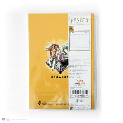 Carnet souple - Poufsouffle, dimensions 15 x 21 cm, idéal pour transporter facilement dans un sac.