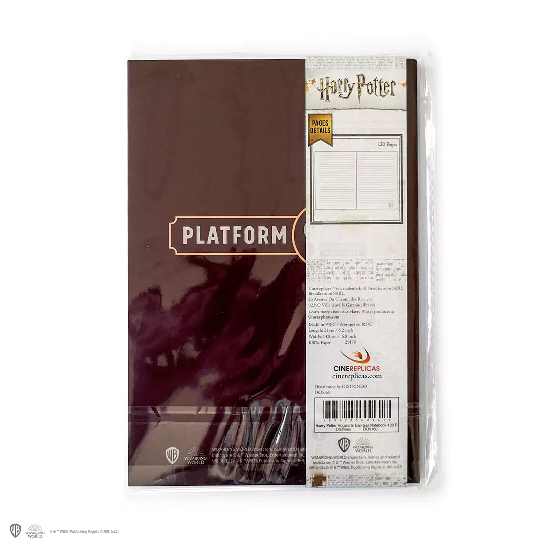 Ambiance enchantée du carnet souple - Poudlard Express, invitant à la créativité et à l'écriture inspirée.