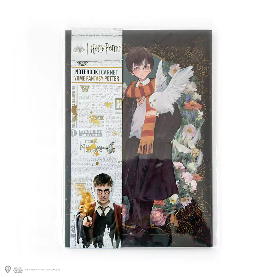 Couverture du carnet souple - Harry Potter Portrait, mettant en vedette un portrait emblématique de Harry Potter.
