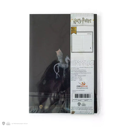 Carnet souple - Portrait de Luna Lovegood ouvert, montrant des pages blanches prêtes à accueillir vos idées et créations.